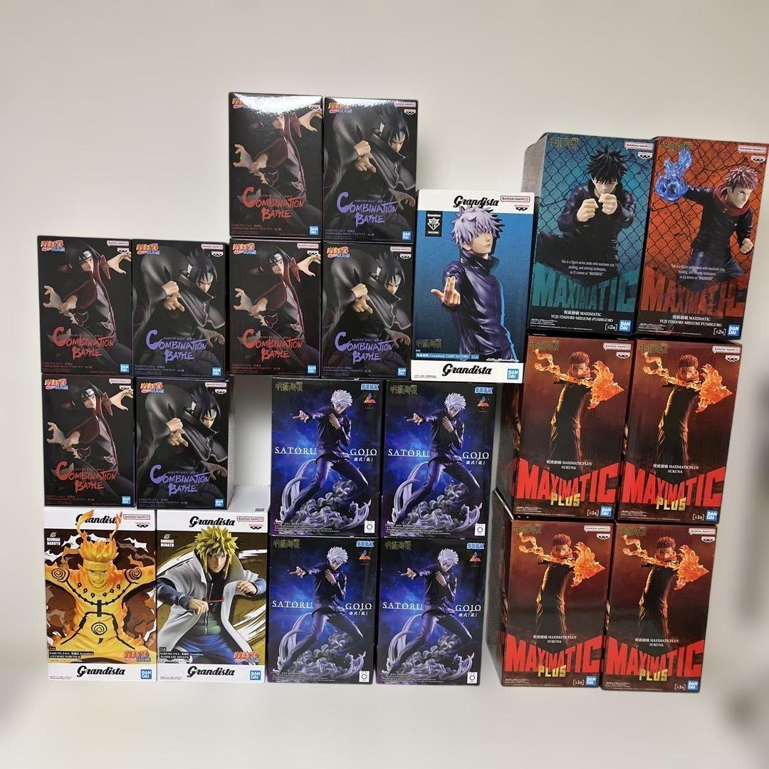 新品未開封　NARUTO疾風伝　呪術廻戦　人気キャラ　フィギュアまとめ売り