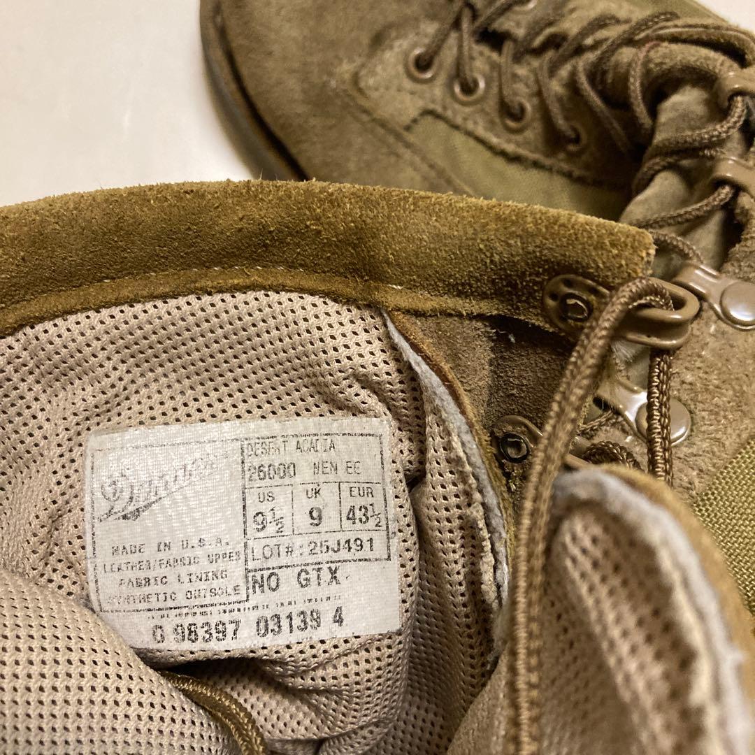 US9.5 Danner ミリタリーブーツ