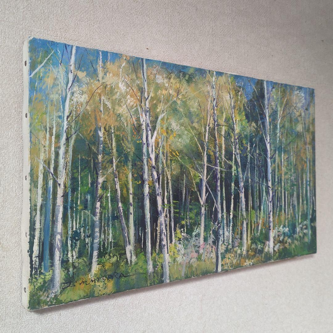 M8号油彩画（額縁入り)No.73