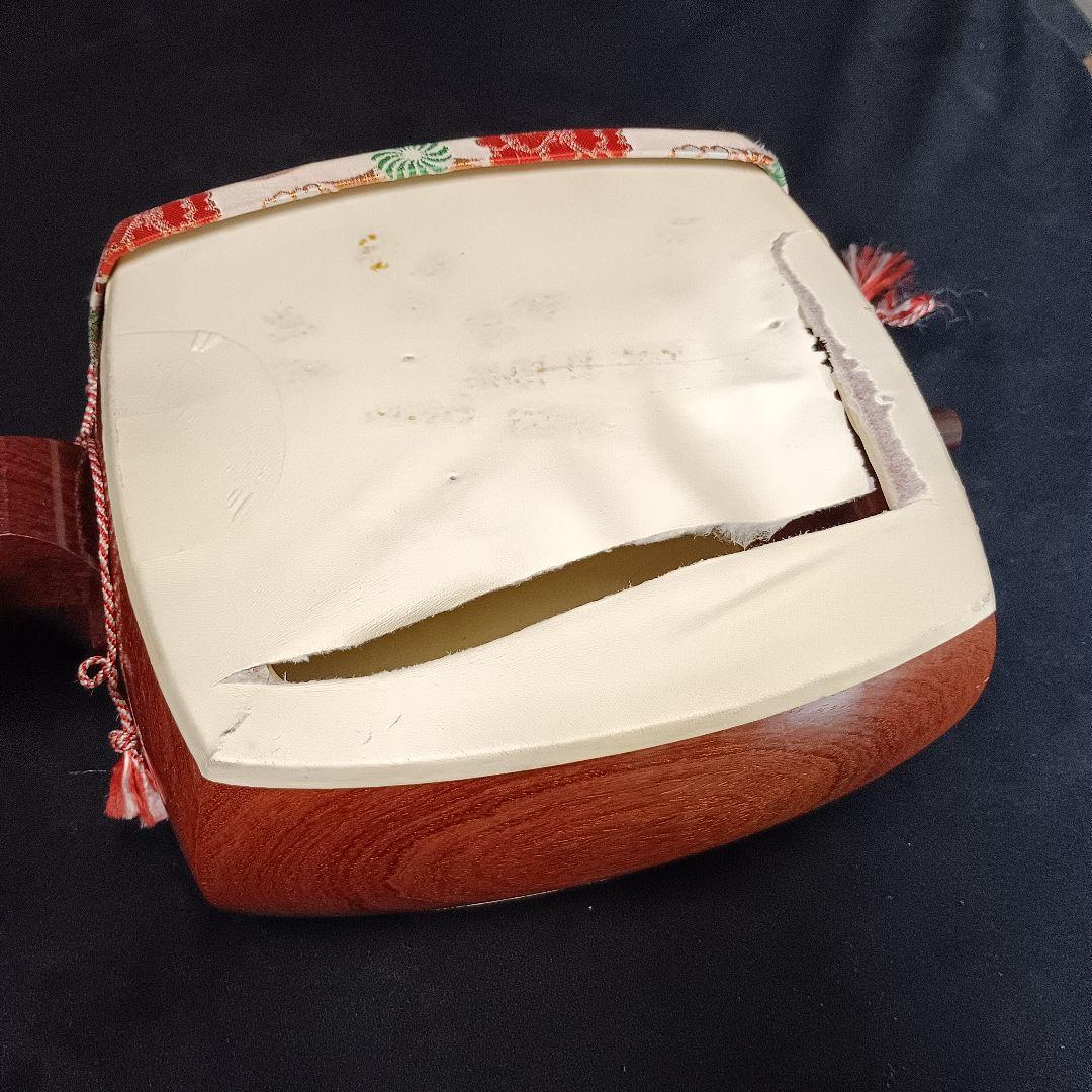 三味線　中棹　紅木　欅
