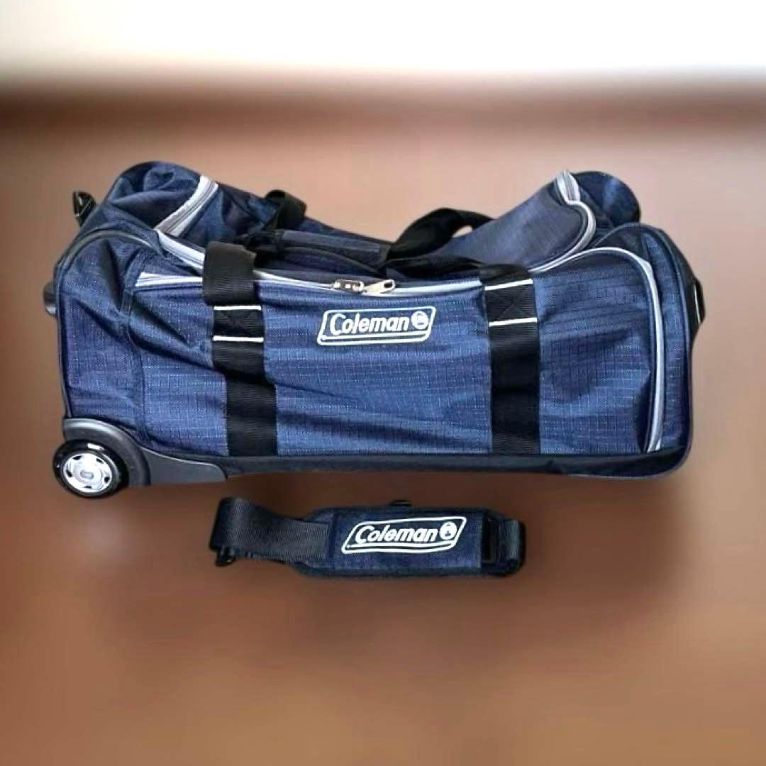 Coleman3ウェイボストンキャリーバッグ ショルダーバッグブルー 旅行 合宿
