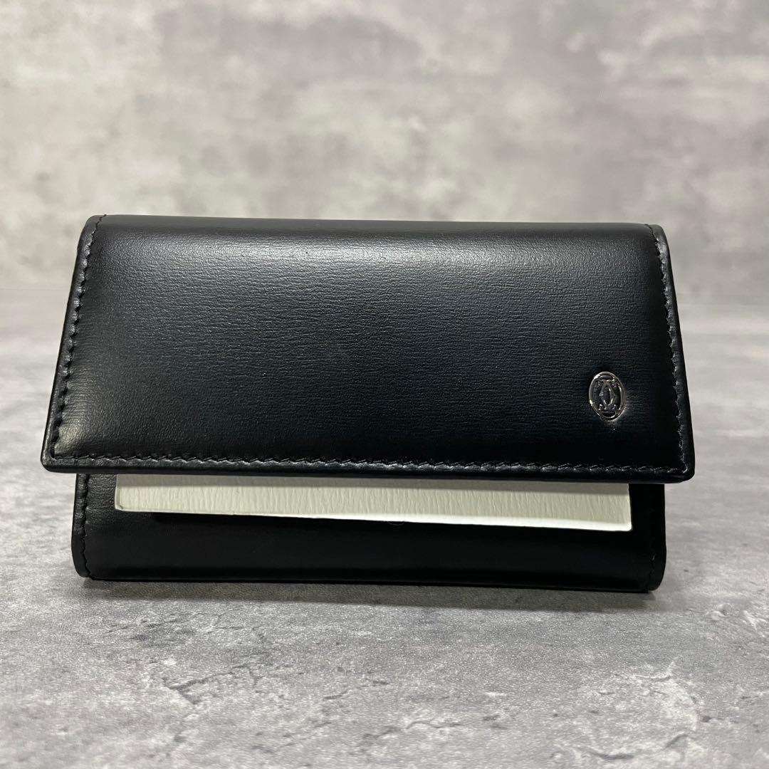 新品未使用 Cartier カルティエ レザー ドゥーブルCロゴ キーケース