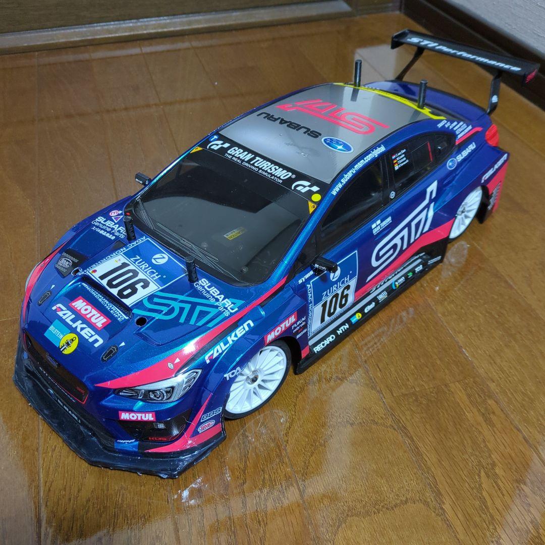 タミヤ　ラジコン用ボディ　SUBARU WRX STI NBR チャレンジ