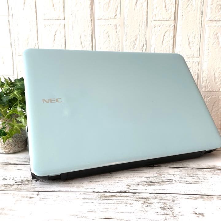 美品⭐️すぐ使える⭐️人気❣️水色ノ-トパソコン⭐️Core i5/ブルーレイ/大容量