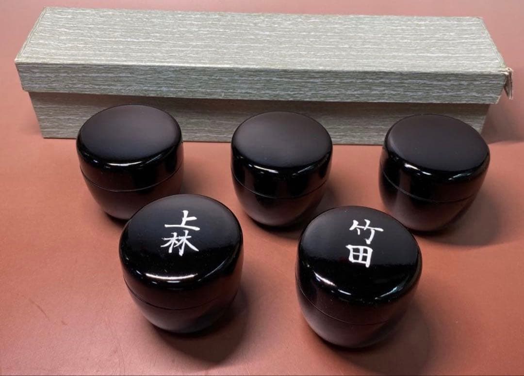 【茶道具】茶歌舞伎棗（紙箱）