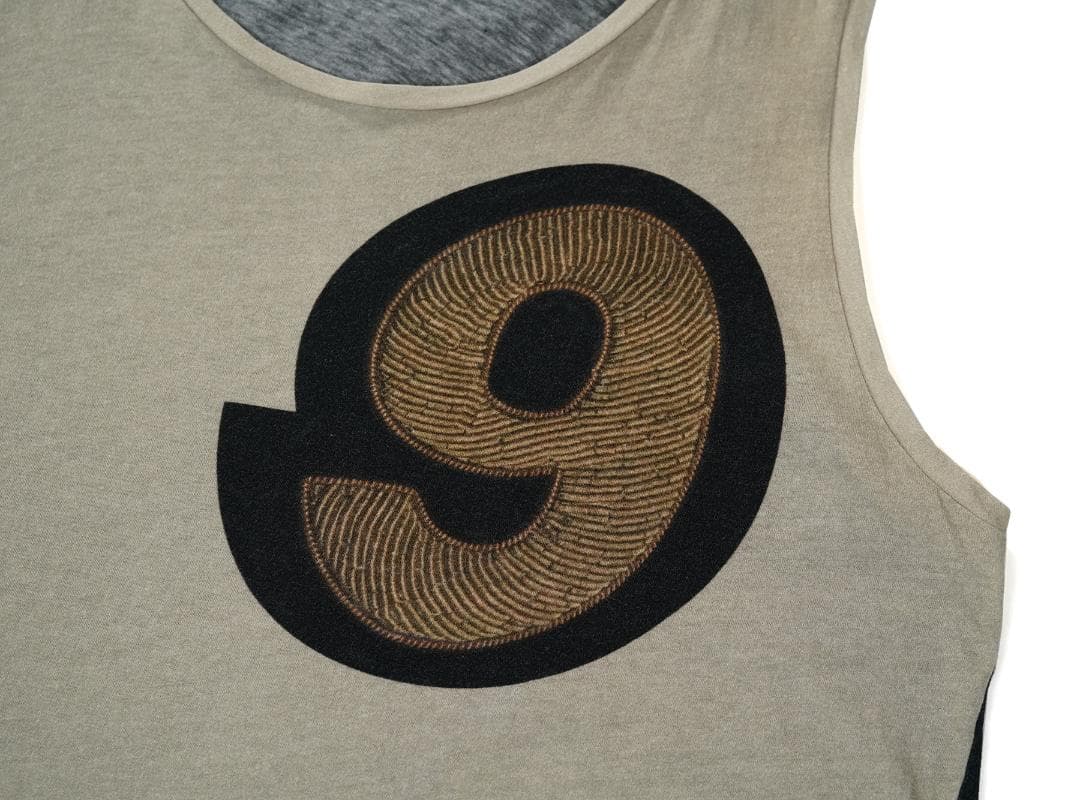 14SS DRIES VAN NOTEN ナンバープリント タンクトップ M