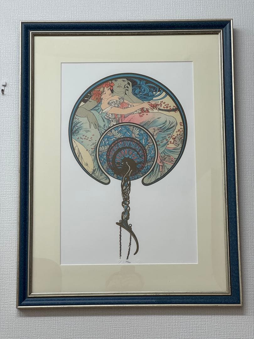 アルフォンス ミュシャ 風は青春とともに去る Le Vent Qui Passe