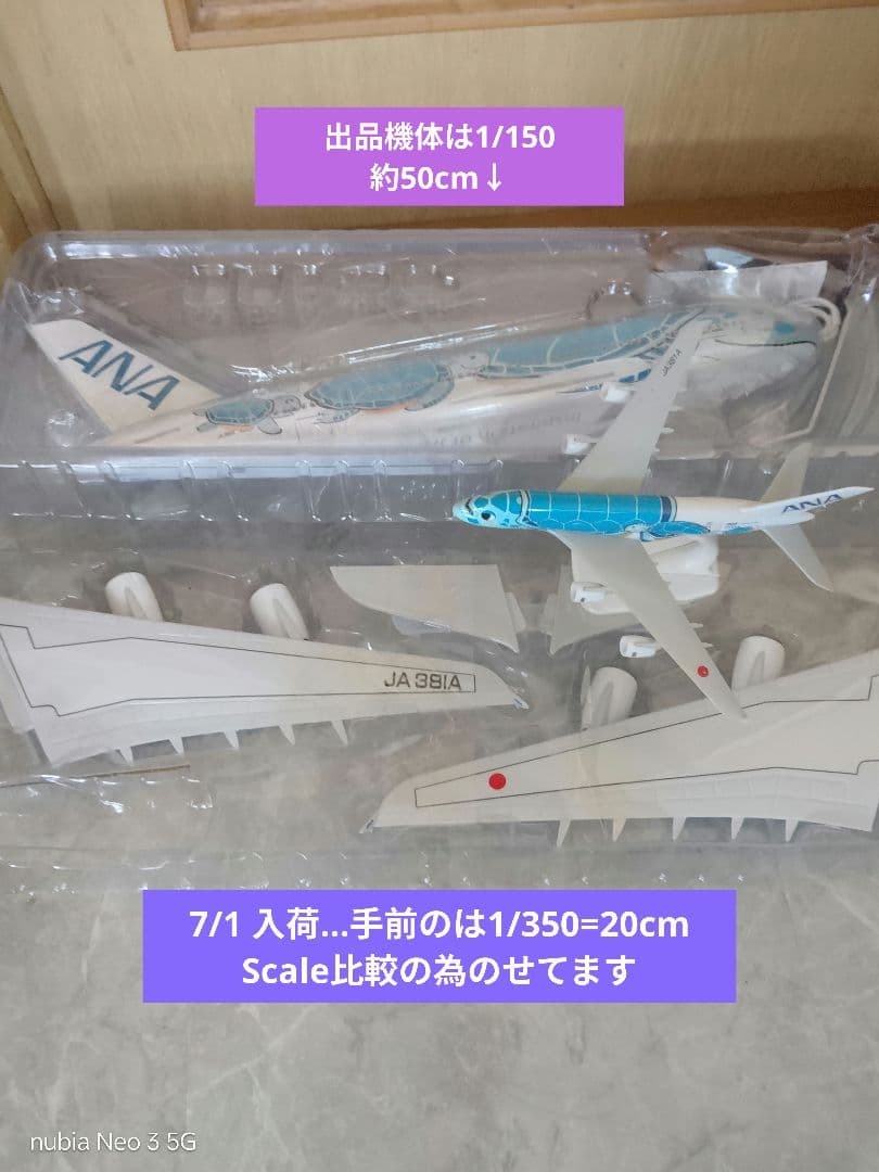 うなりさん専用ANA a380 ／1/150=約50cm 新品