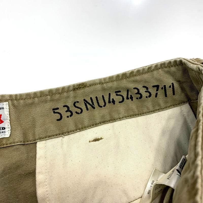 専用◎KHA:KI カーキ TYPE43 チノ ワイド トラウザーズ パンツ