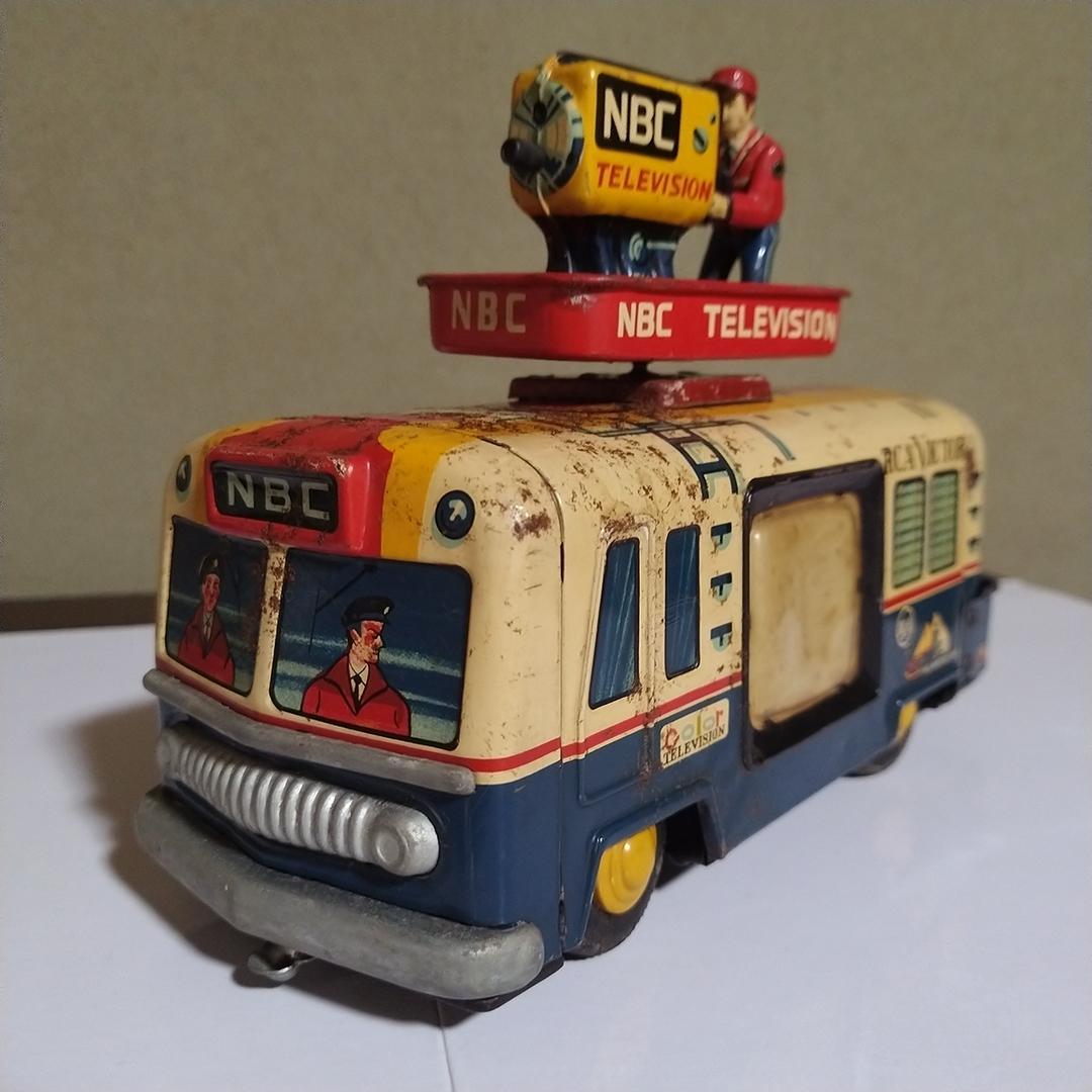 ヤ*ン様 ヨネザワ NBCテレビ 中継車 ブリキ