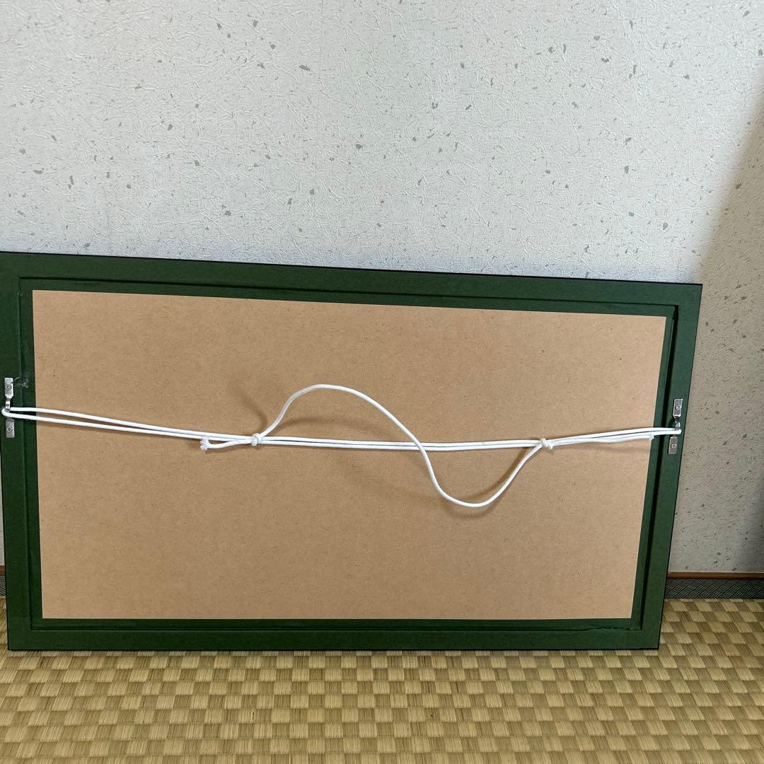 【中島千波】金色の額縁に優雅な満開の桜