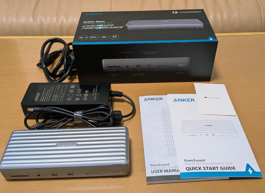 Anker PowerExpand Elite 12-in-1 +TB4ケーブル