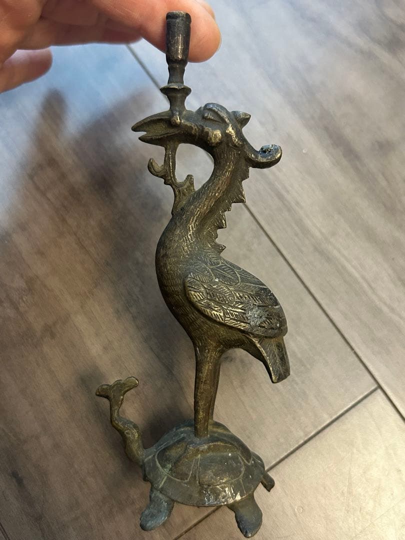 古董，香炉，古銅製，江戶時代，時代物