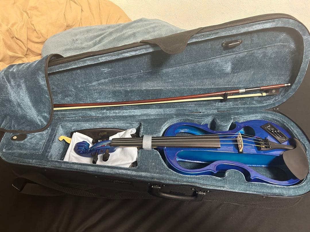 カルロジョルダーノ エレキバイオリン ブルー