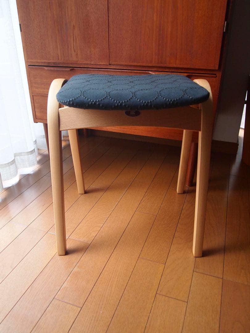 さくらポポさん専用 ミナペルホネン 秋田木工 ハンドメイド 剣持スツールD 生地