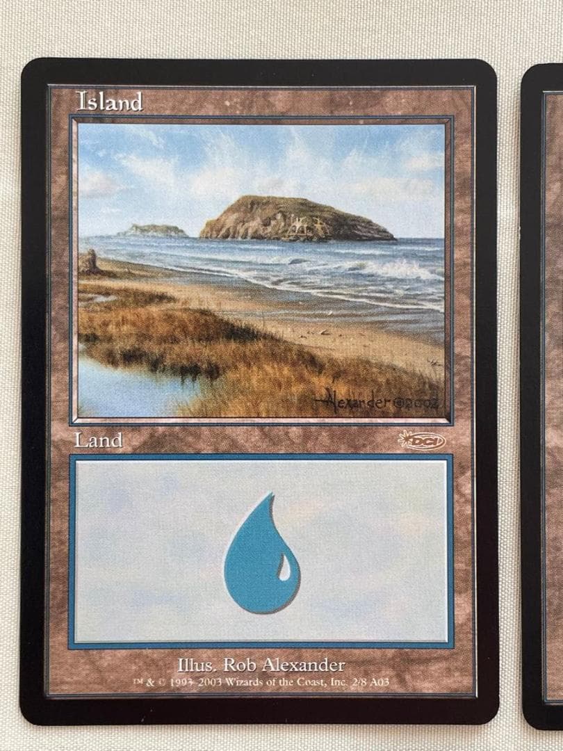 MtG 基本土地 島/ (オンスロート版アリーナランド) 8枚セット