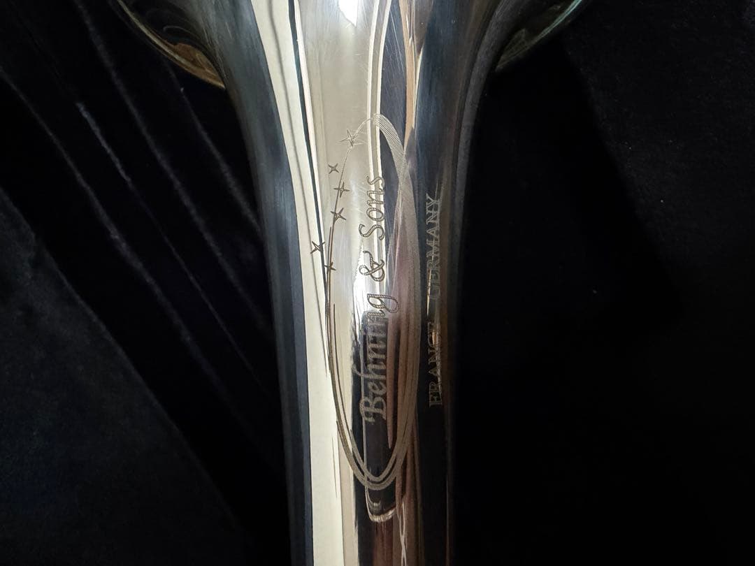 Behning & Sons バストランペット 本体 ケース付き