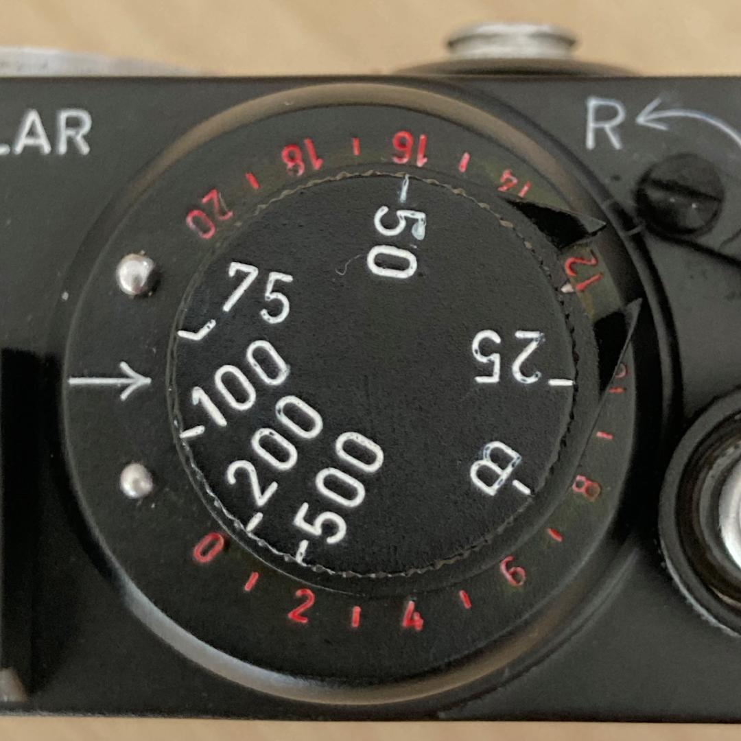 s*r様 バルナックライカ1f ブラックボディ　Leica 1f レッドダイヤル