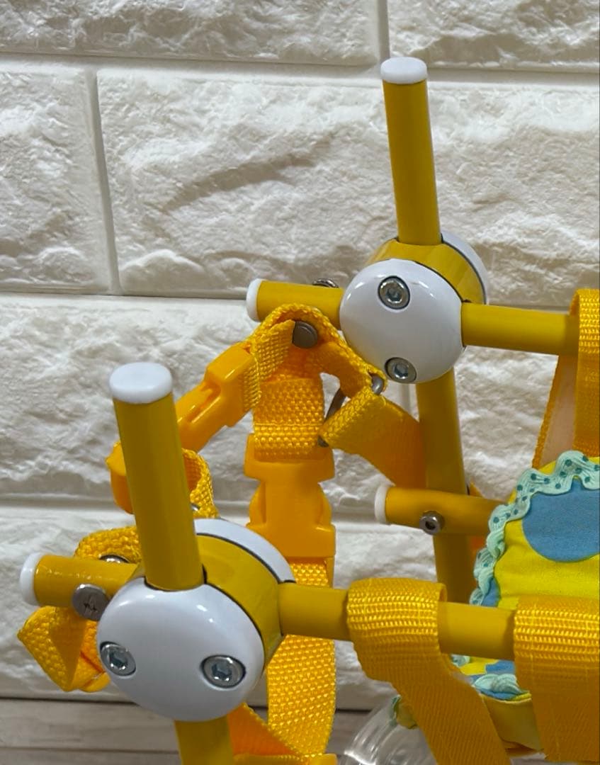 【オーダーメイド】犬車椅子　パーツ取り外し可能　頑丈　車輪回転良好 イエロー