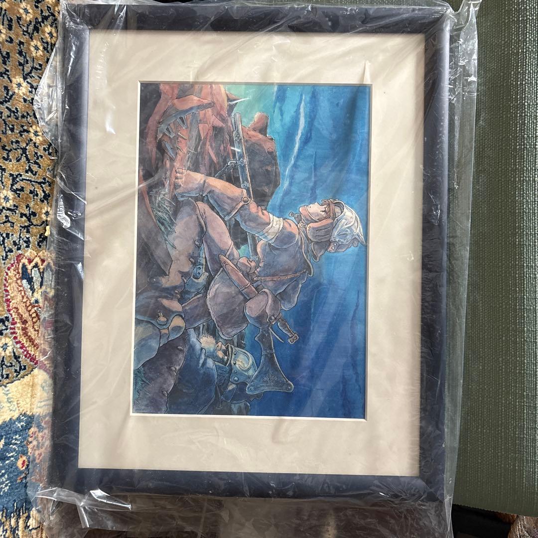 風の谷のナウシカ オリジナルアート 絵画 (DVD無し)