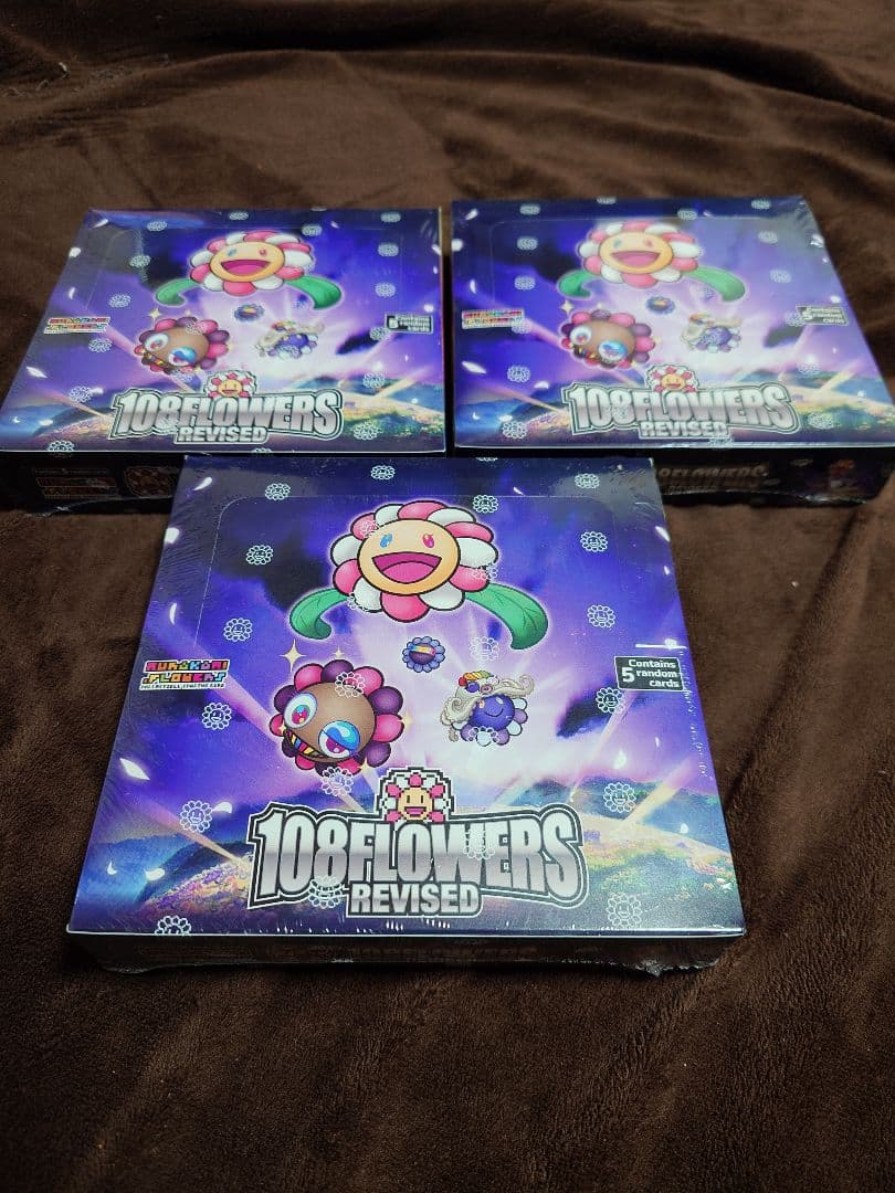 108フラワーズ　Revised 英語版　3BOX 花柄シュリンク付き