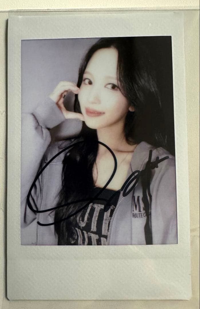 M*様 TWICE MINA 直筆サイン入りソロポラ