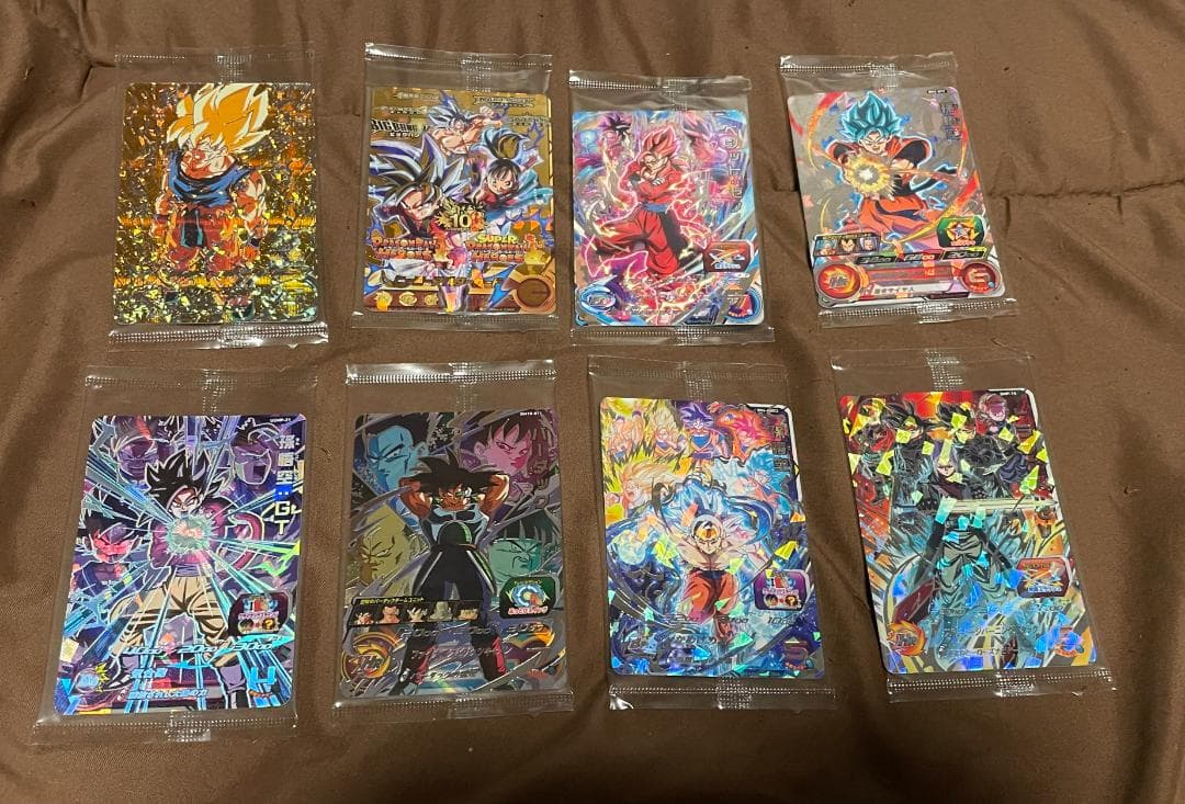 スーパードラゴンボールヒーローズ 未開封プロモ8個セット bm3-sec2