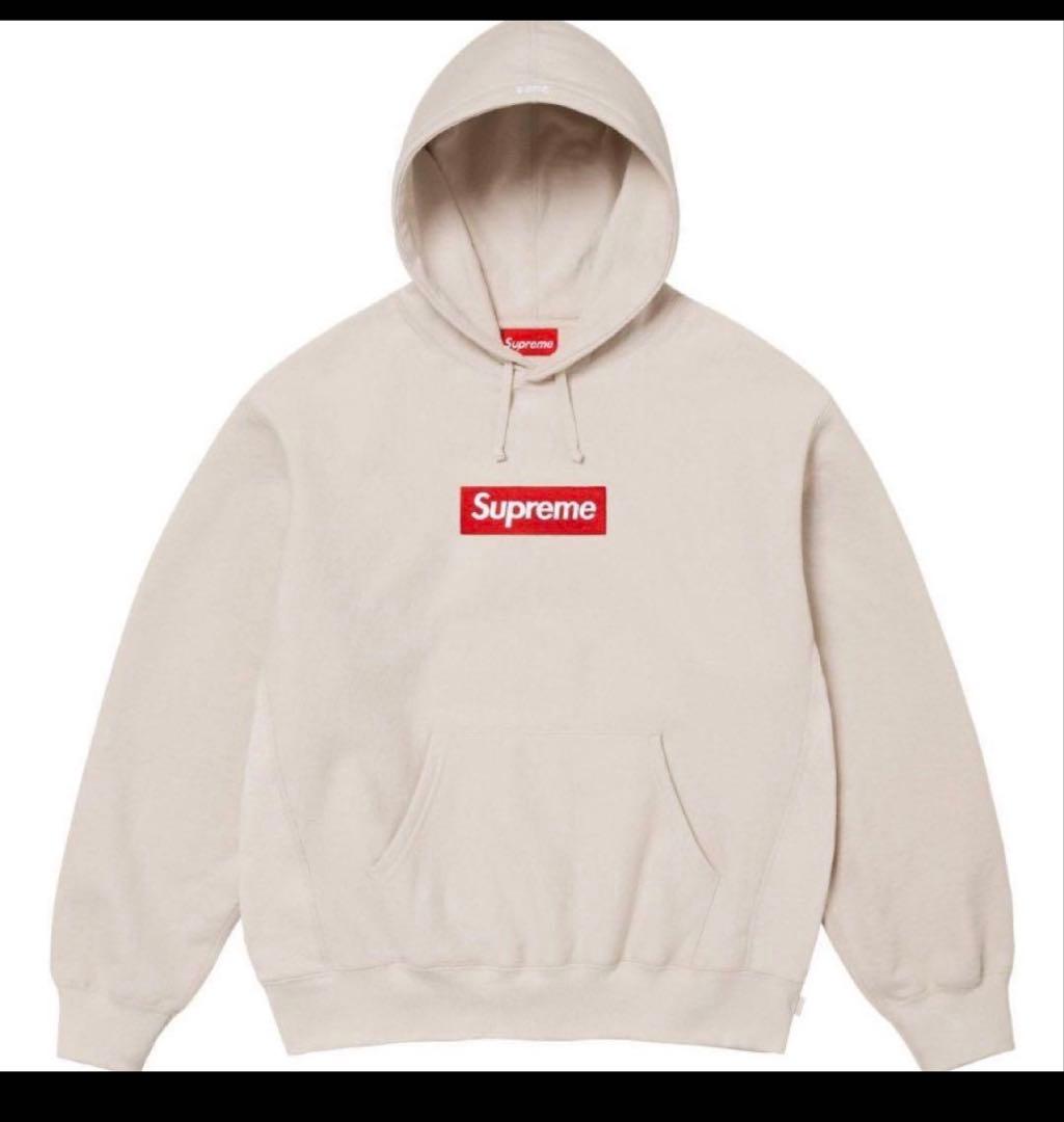 トップス Supreme Box Logo Hooded Stone XXL