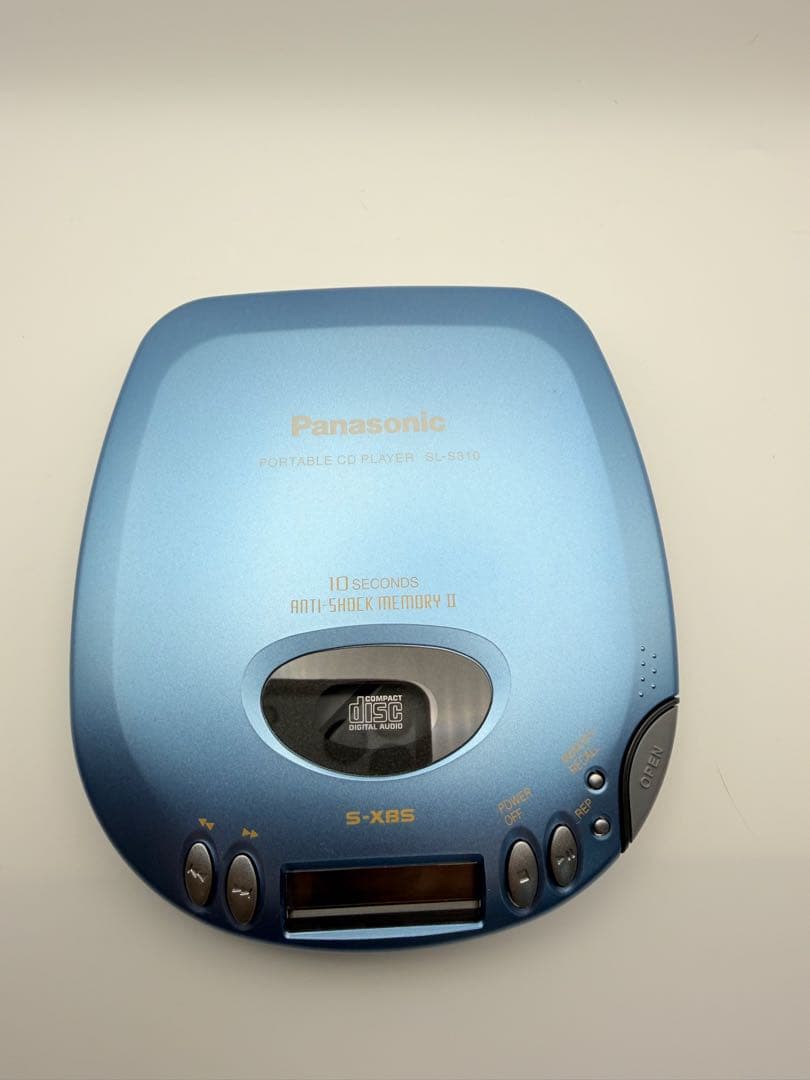 Panasonic ポータブルCDプレーヤー SL-S310-A ブルー（美品）