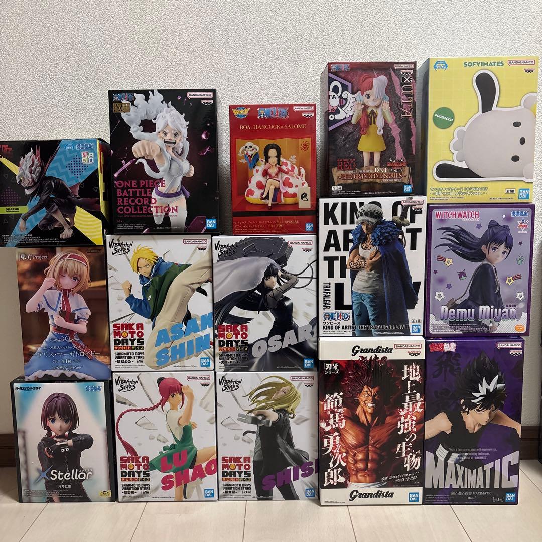 フィギュア　15体　プライズ　アニメ まとめ売り