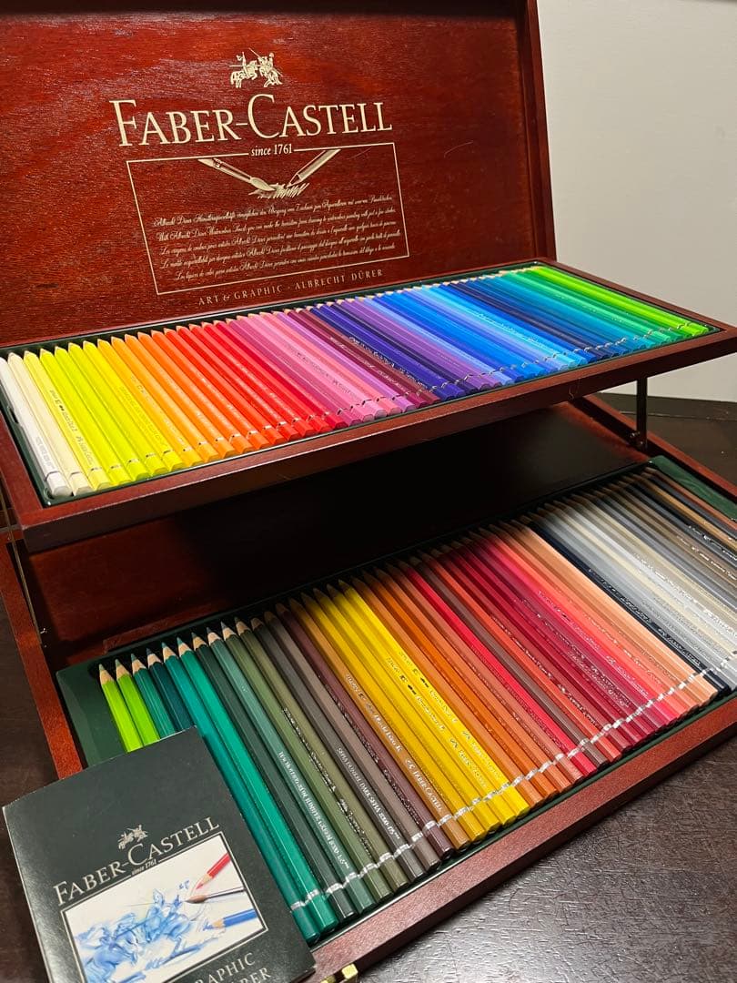 美品Faber-Castell 水彩色鉛筆 100本セット