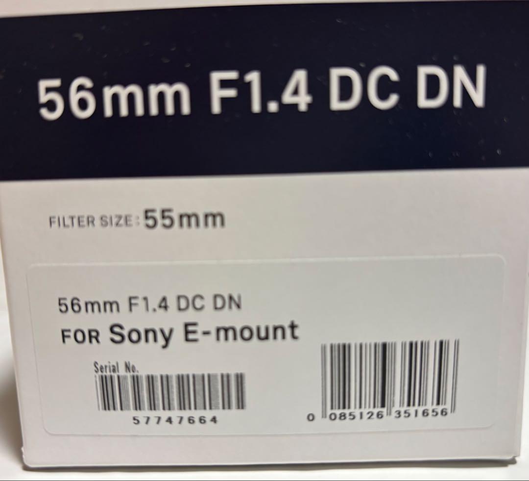 レンズ(単焦点) SIGMA 56mm F1.4 DC DN Sony E-mount