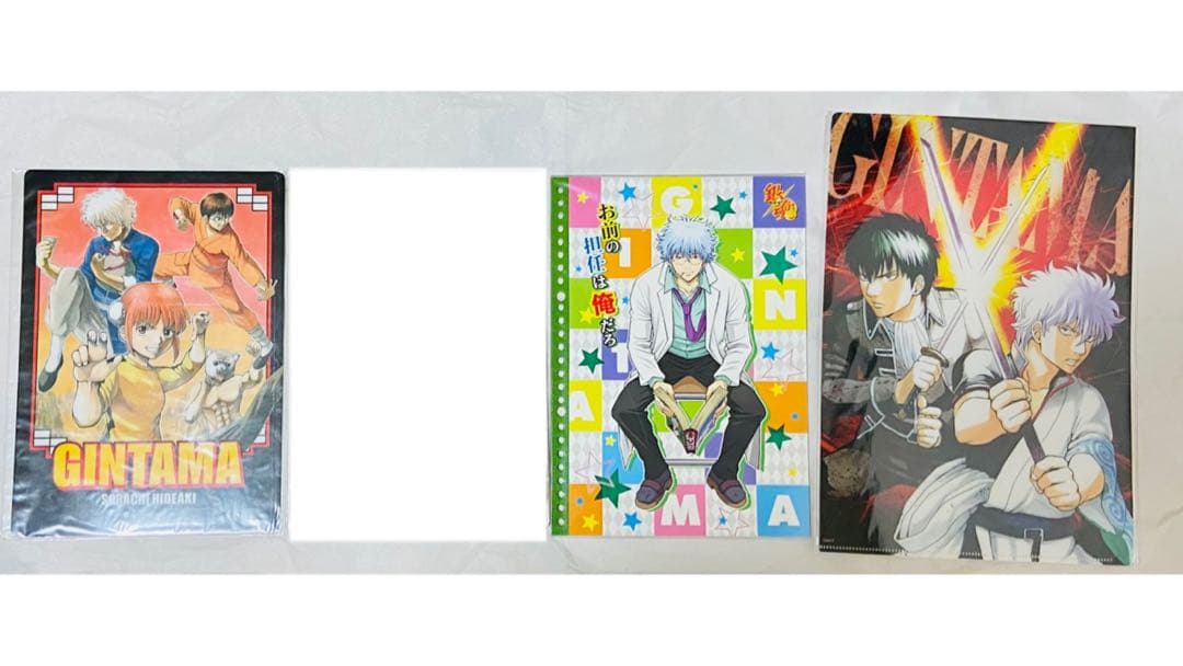 銀魂　クリアファイル/ポスター/雑誌切り抜き等セット