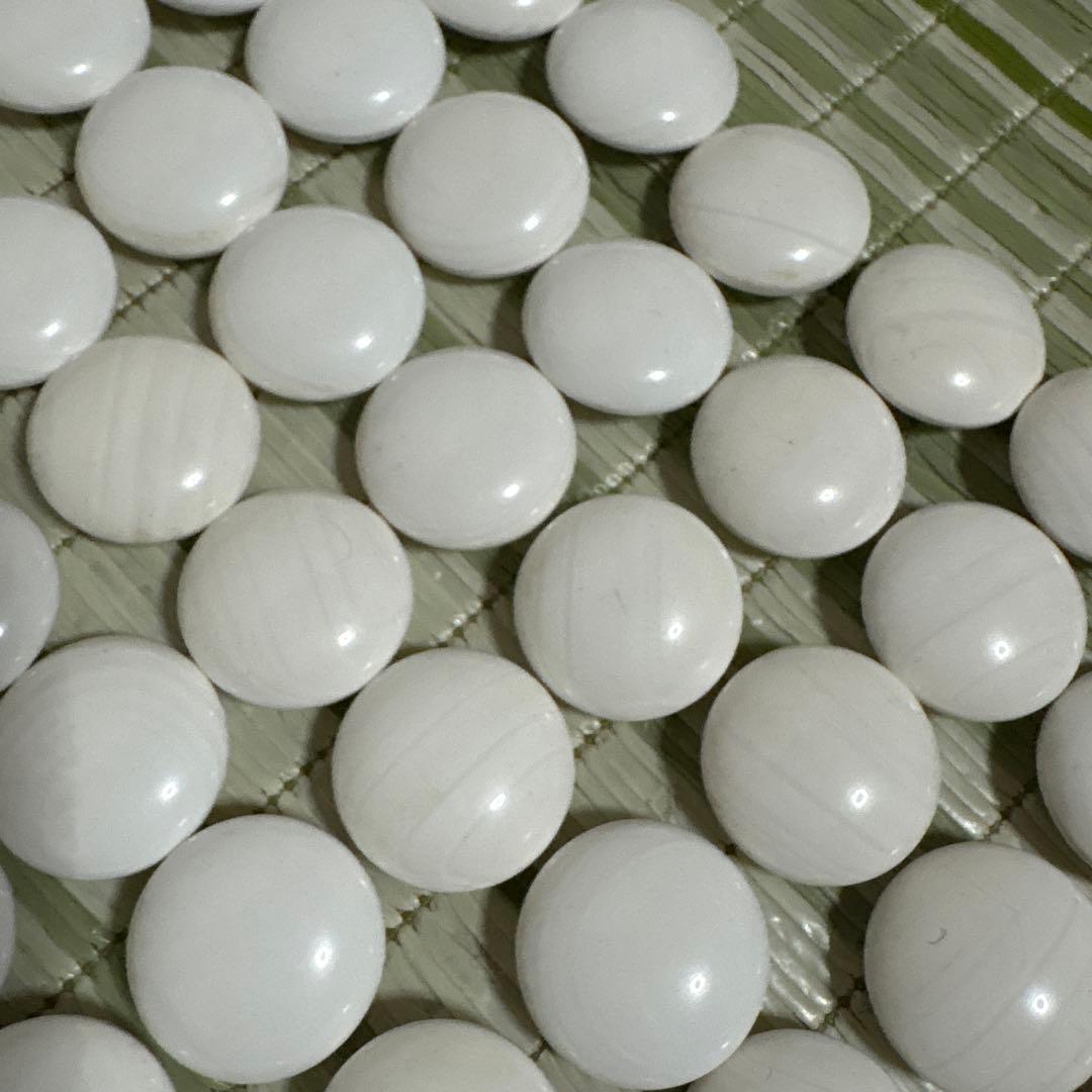 囲碁　碁石　駒　蛤　ハマグリ　那智黒　35号　工芸品