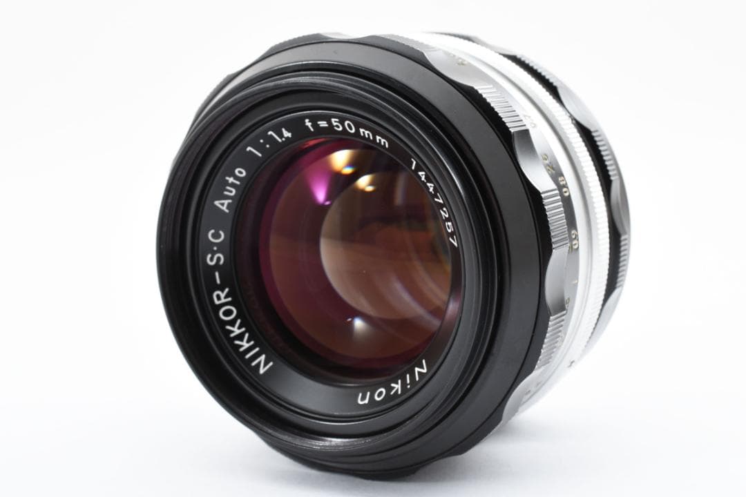 美品 ニコン NIKKOR-S.C Auto 50mm f1.4　MF M006