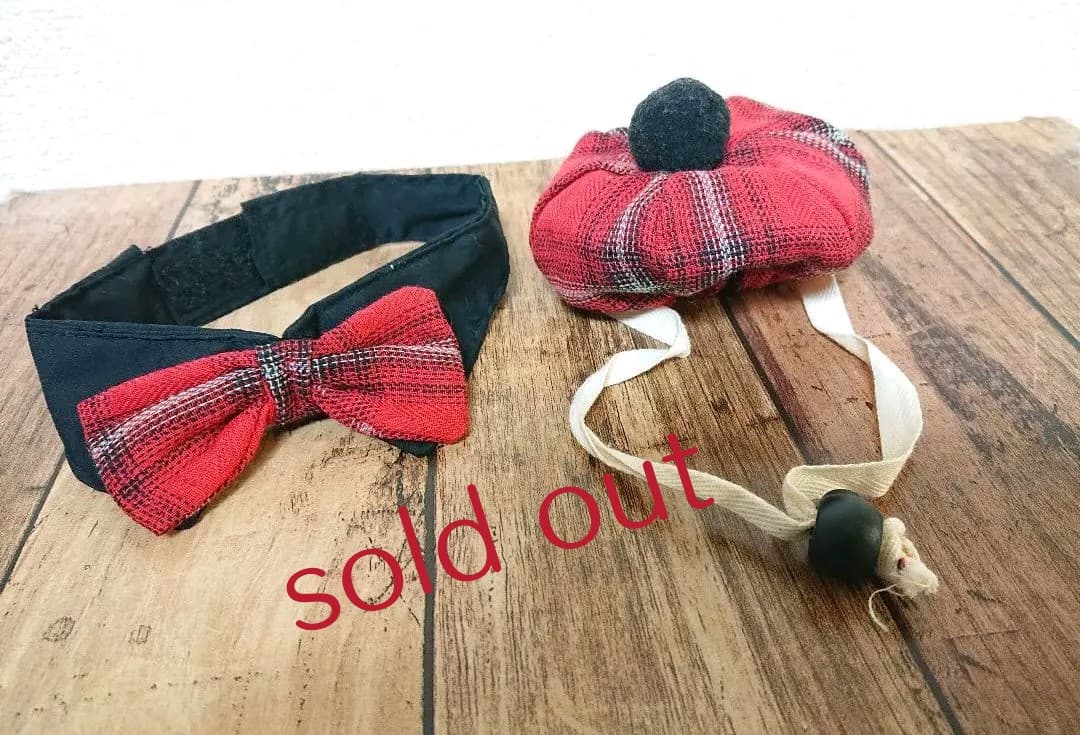 犬用 猫用 帽子 チョーカー おしゃれセット