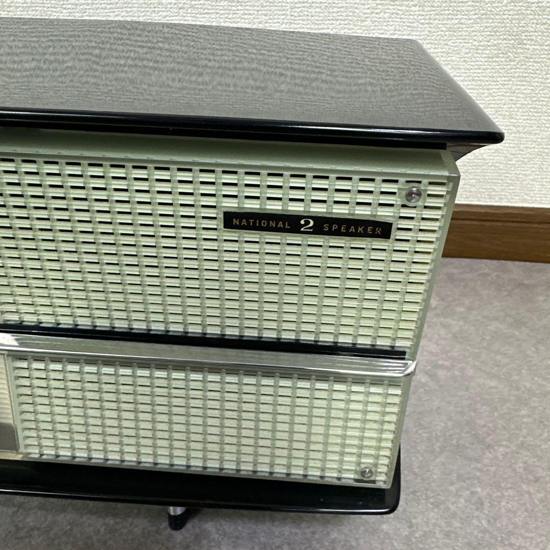 ナショナル 2スピーカ 2バンドルームラジオ 松下電器産業 真空管ラジオ