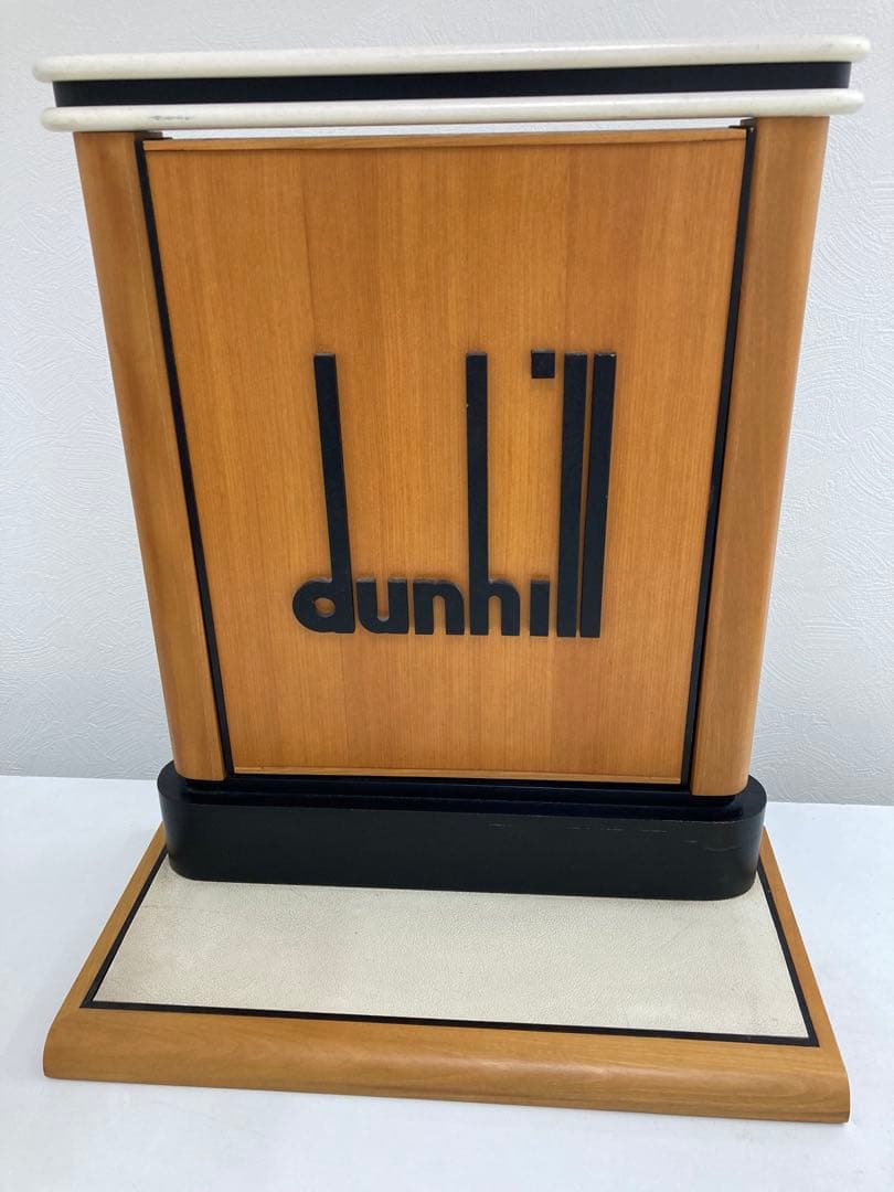 【激レア✨】ダンヒルdunhill 木製ディスプレイ 回転鏡　非売品　限定品