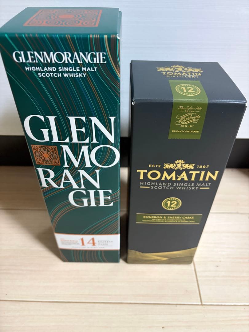 グレンモーレンジ キンタルバン14年・トマーティン12年　2本セット