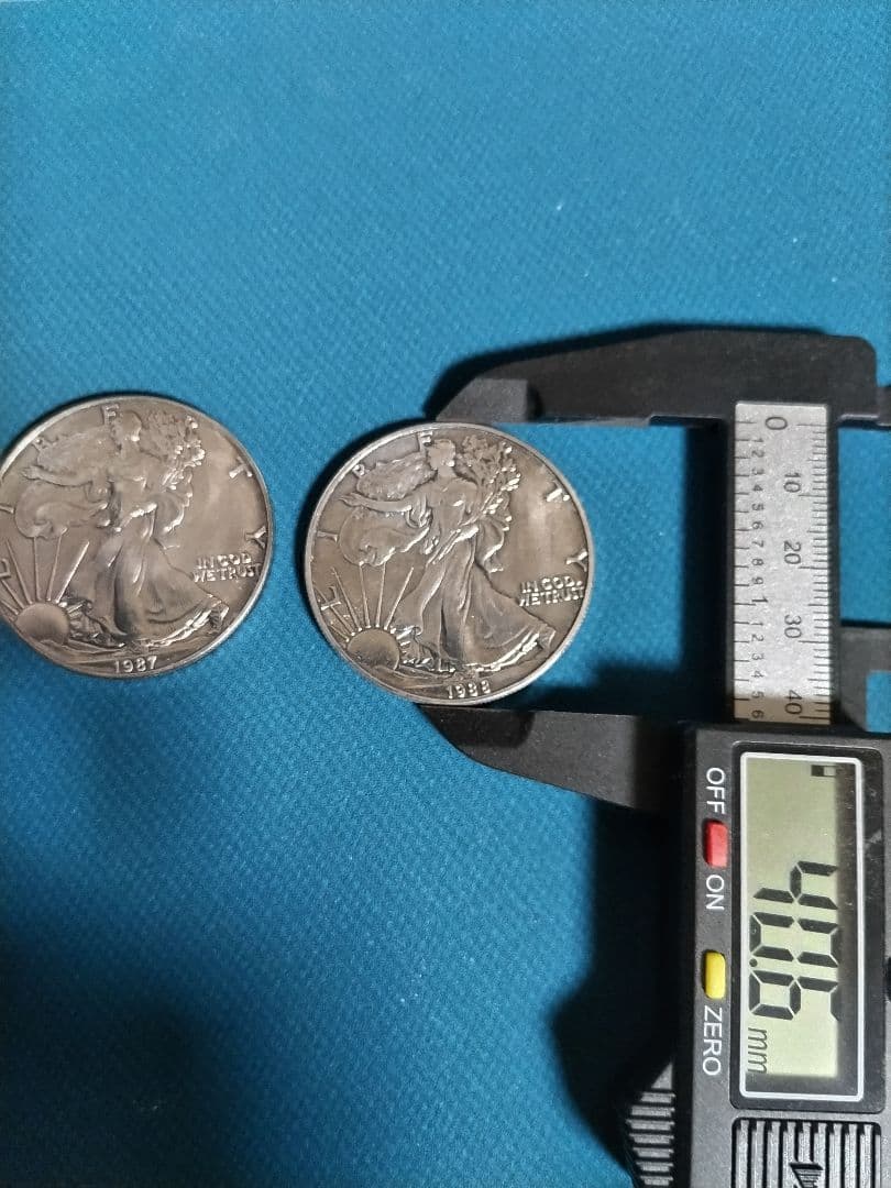 イーグル銀貨、ウォーキングリバティ１オンス　２枚