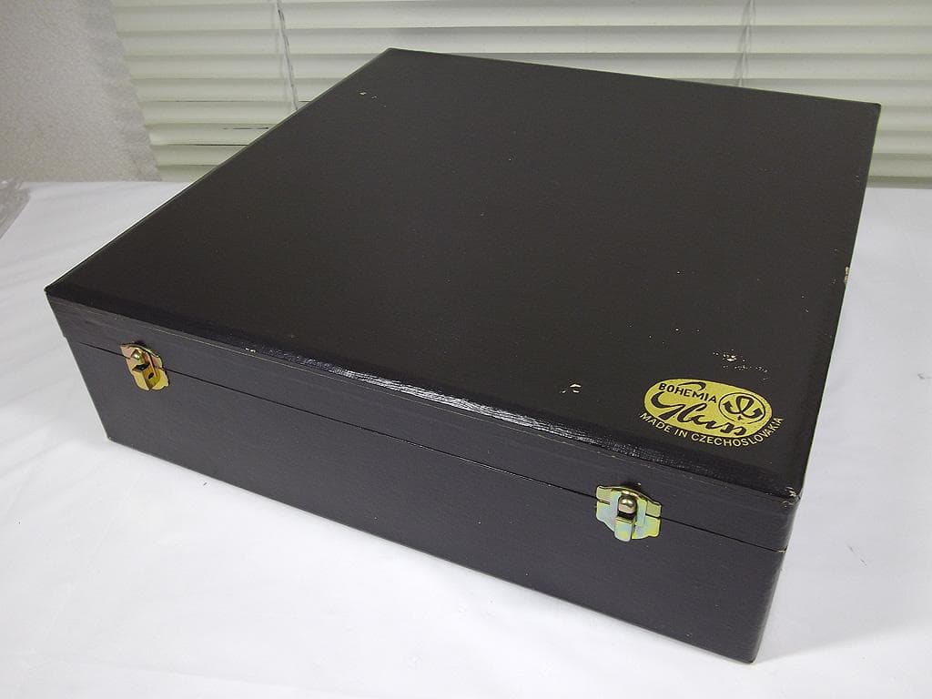 ボヘミアガラス 飾り皿 大皿 直径35cm ボヘミアンガラス ボヘミアングラス