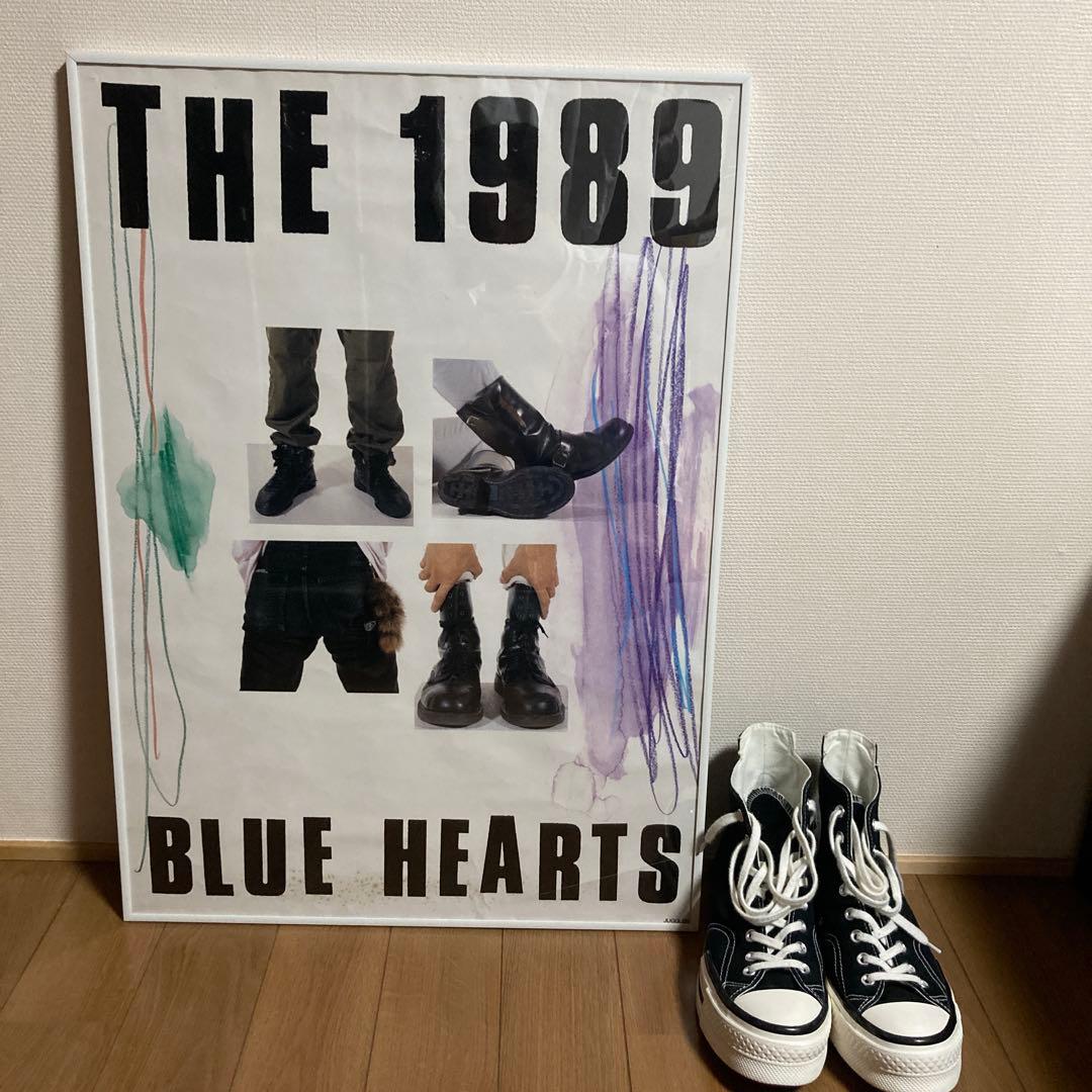 ブルーハーツ　ポスター　ヴィンテージ　B2 オフィシャル　カレンダー　額付き