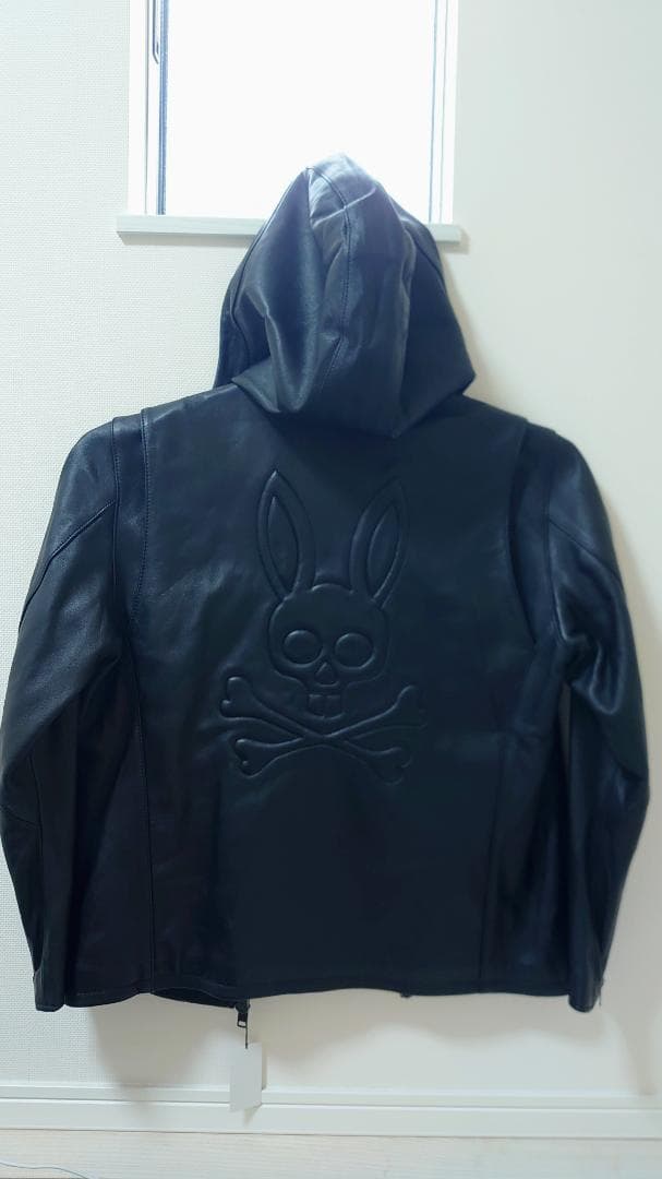 羊革レザー ジャケット Lサイズ【Psycho Bunny サイコバニー 】