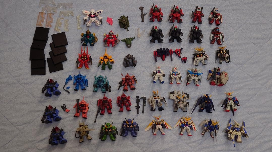 [値下げ] ガンダムコンバージ 開封済 43体 セット Ex/Spあり