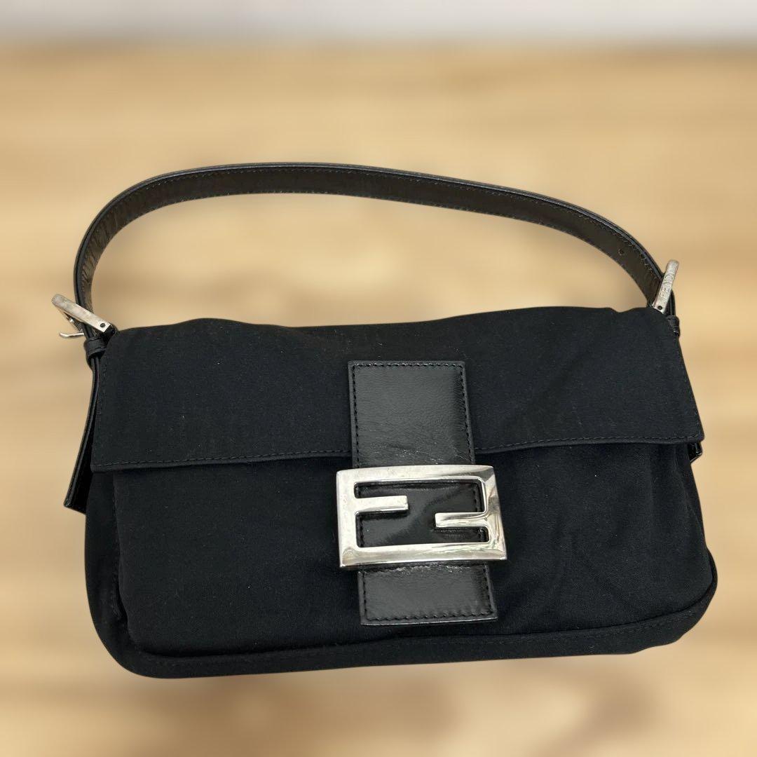 FENDI マンマバケットハンドバック　コットンジャージバック