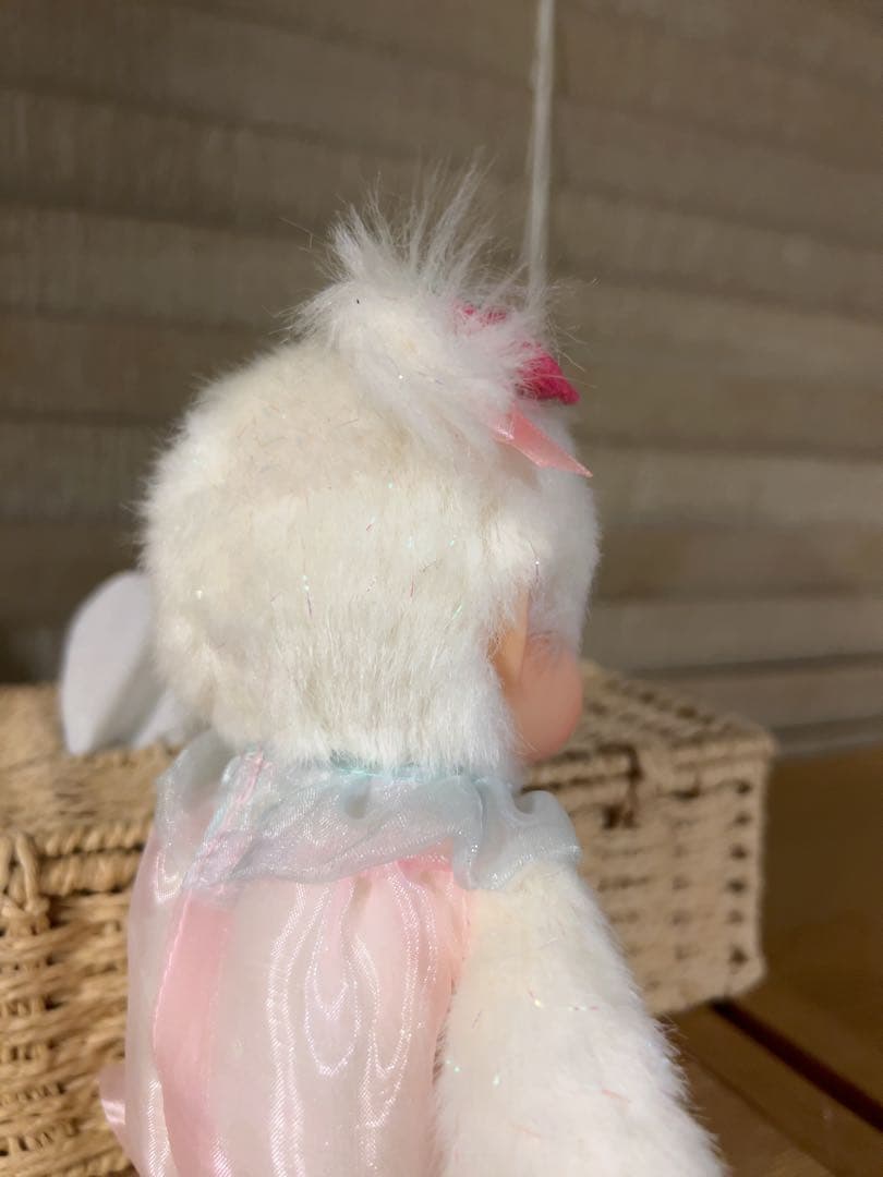 【新品】Monchhichi モンチッチ ストロベリー&ハート ぬいぐるみ