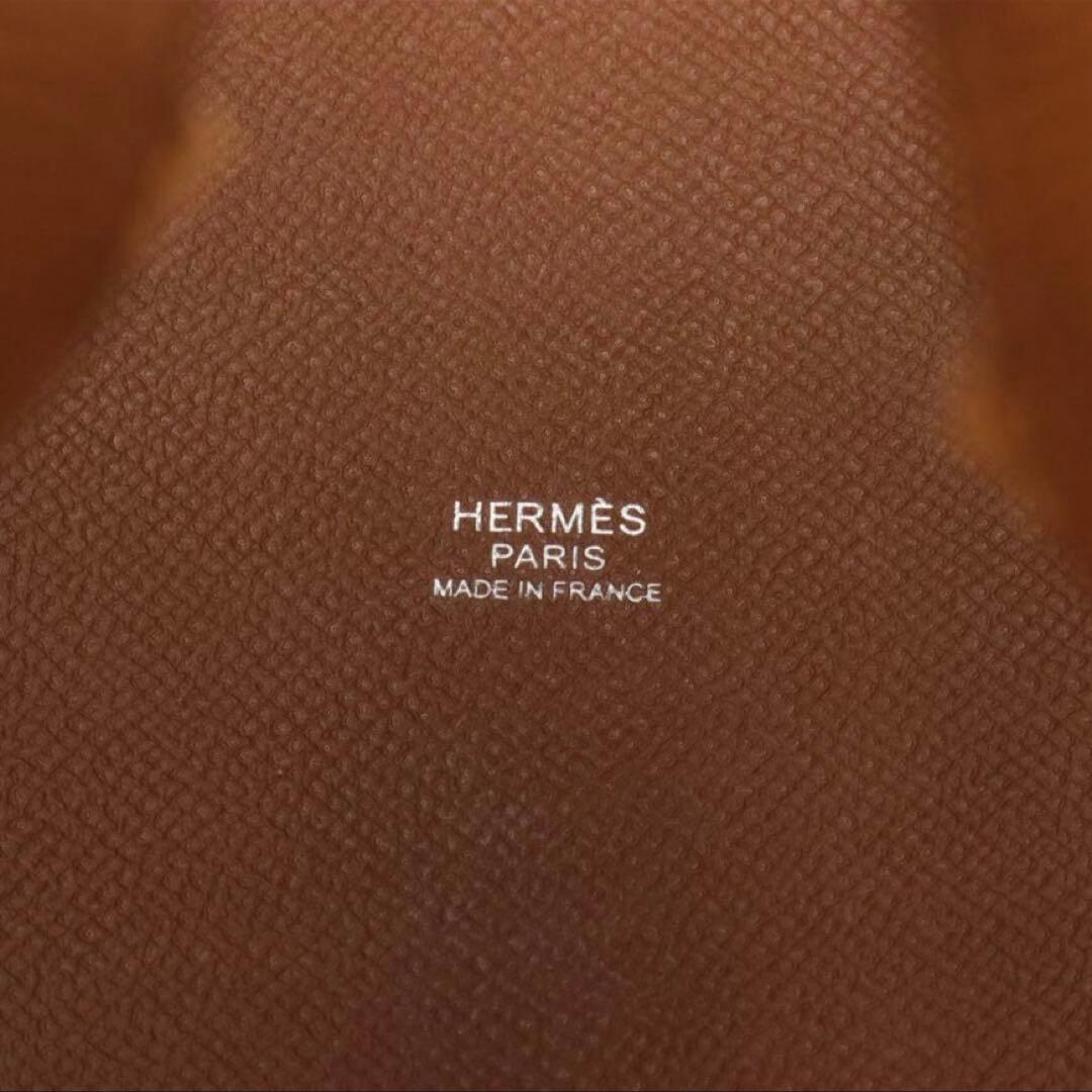 HERMES ピコタンロック MM トレサージュ　ゴールド　ハンドバッグ