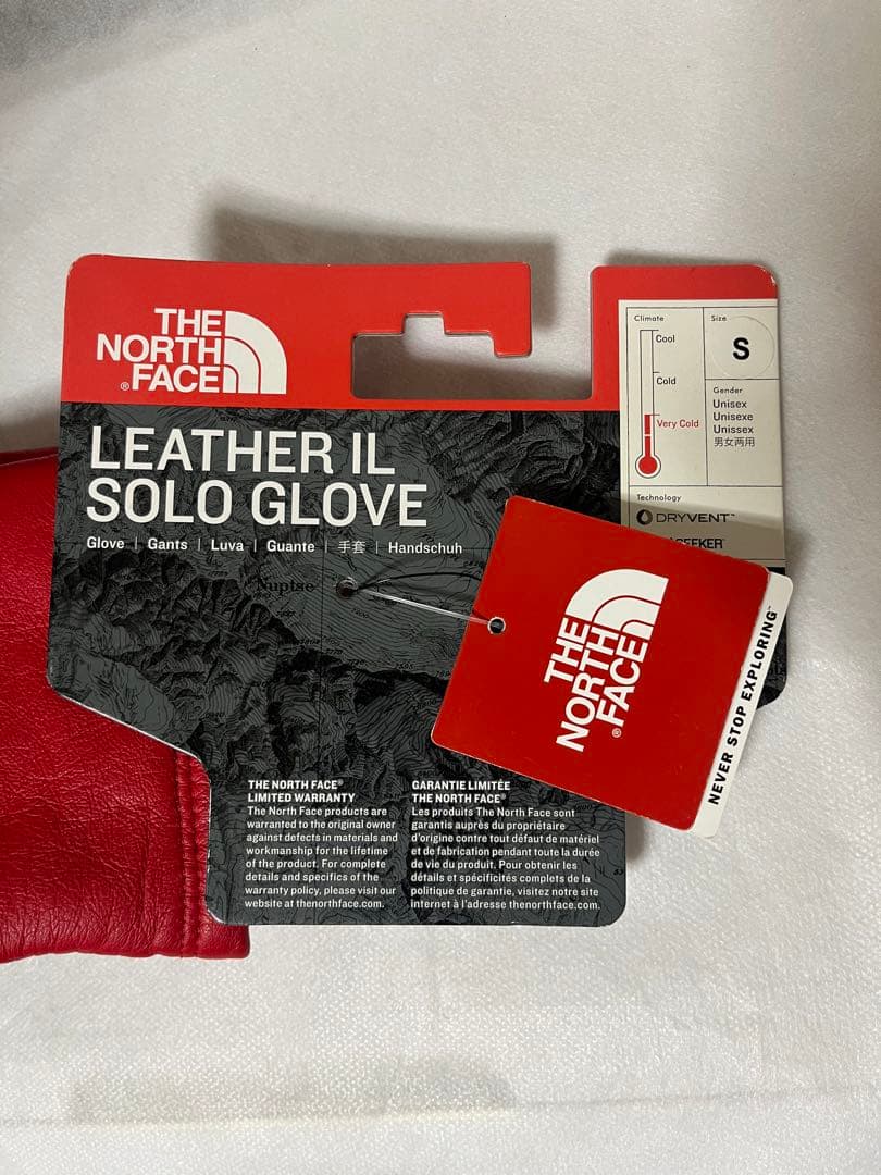 【シュプリームxノースフェイス】レザーグローブ