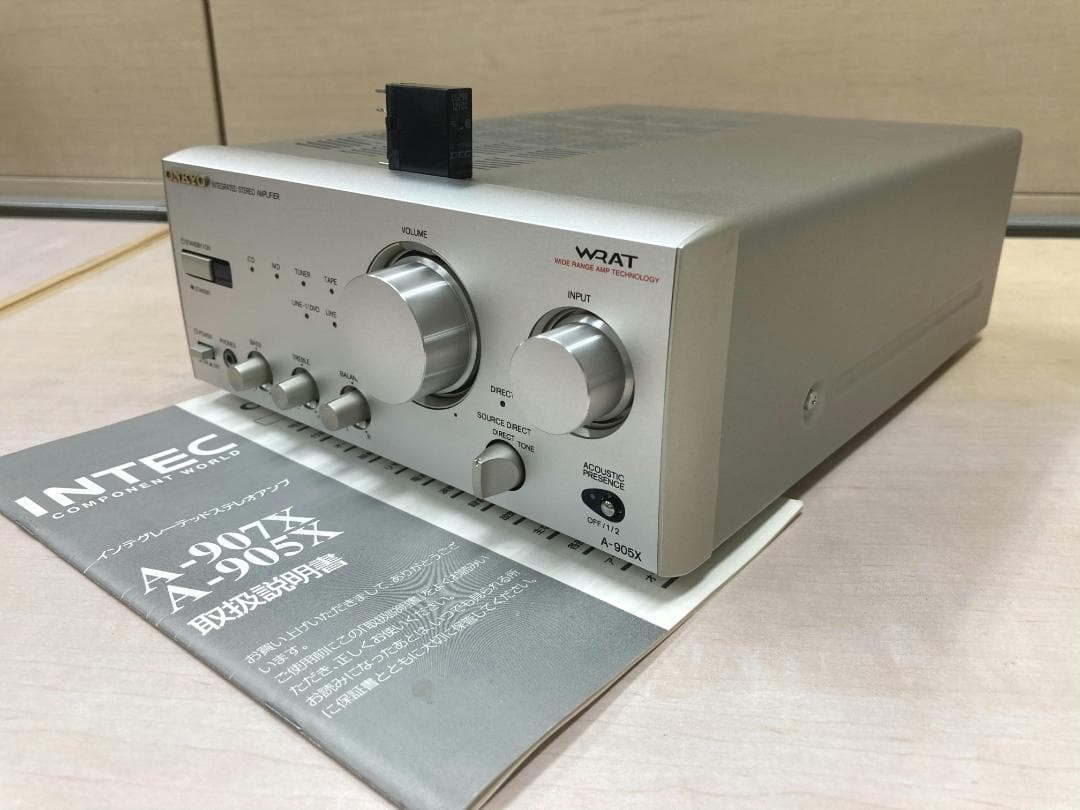 ★整備済み★ONKYO　A-905X　SPリレー交換済み　上美品　取説他あり④