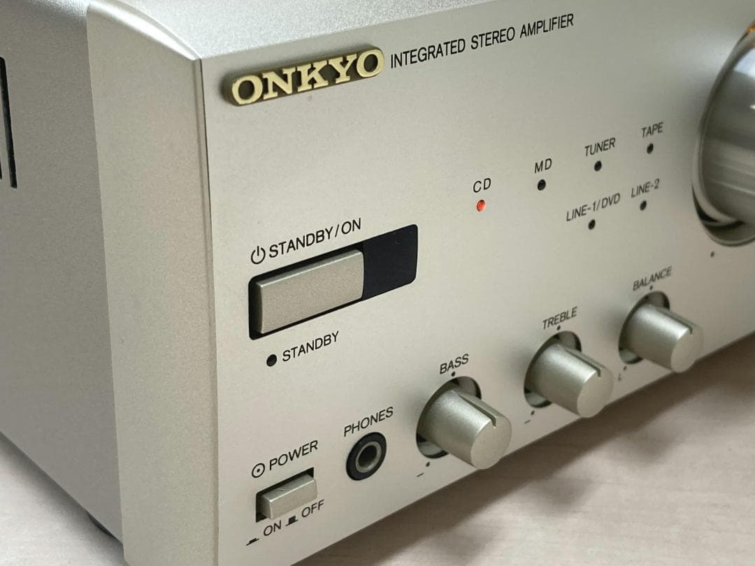 ★整備済み★ONKYO　A-905X　SPリレー交換済み　上美品　取説他あり④